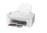 Canon PIXMA TS3720 Wireless 3-in-1 Color Inkjet Printer, White, Print/Scan/Copy, Print Speed 7.7 ppm (Black) / 4.0 ppm (Color), Print Resolution 4800x1200 dpi, 60-sheet Capacity, Borderless Print, Monthly Duty Cycle Up To 1000 Pages, Auto Scan, 1.5" LCD Display, WiFi/USB/WiFi Direct, WIn/Mac/Chromebook/Mobile Print