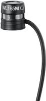 SHURE WL185M Low-Profile Cardioid Lavalier Microphone, Black | with TA4F Connector