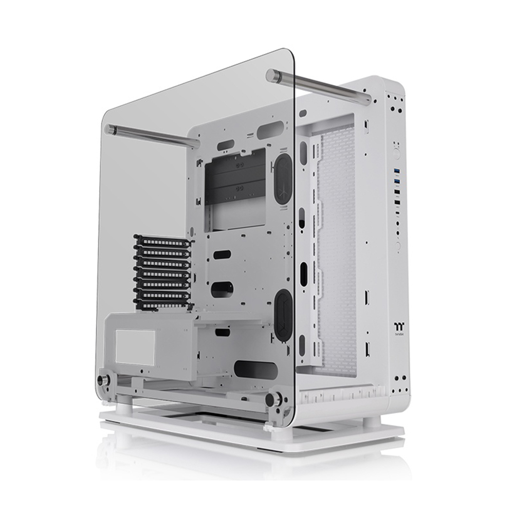Boîtier THERMALTAKE Core P6 TG Snow de taille moyenne en verre trempé
