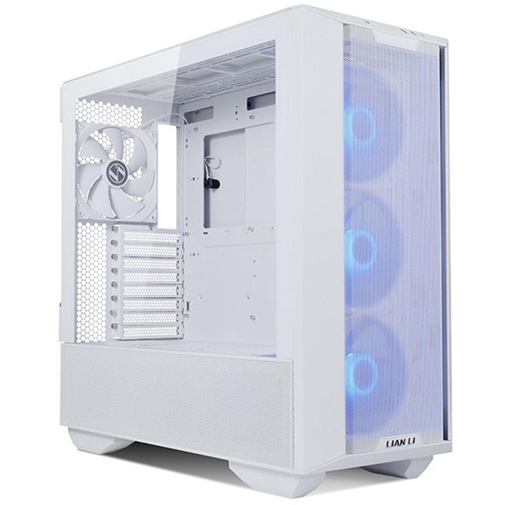 Boîtier d^ordinateur moyen tour ATX en aluminium blanc LIAN LI Lancool III RGB / SECC / verre trempé avec éclairage RVB