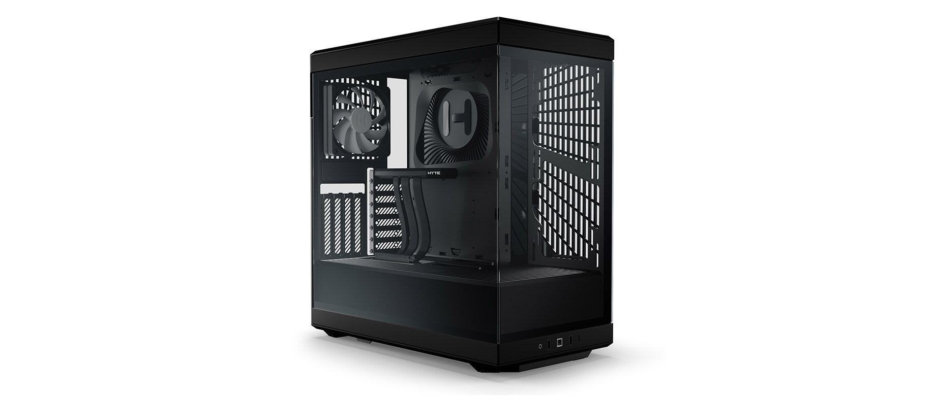 HYTE Y40 ATX Mid Tower Case, Black