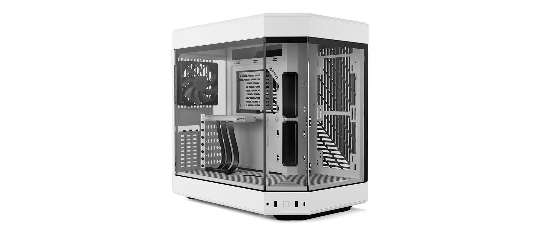 HYTE Y60 Boîter d'ordinateur Mi-tour ATX, Neige blanche