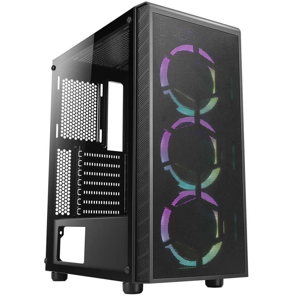 AZZA PRIME 360 Mid Tower ATX Gaming Computer Case