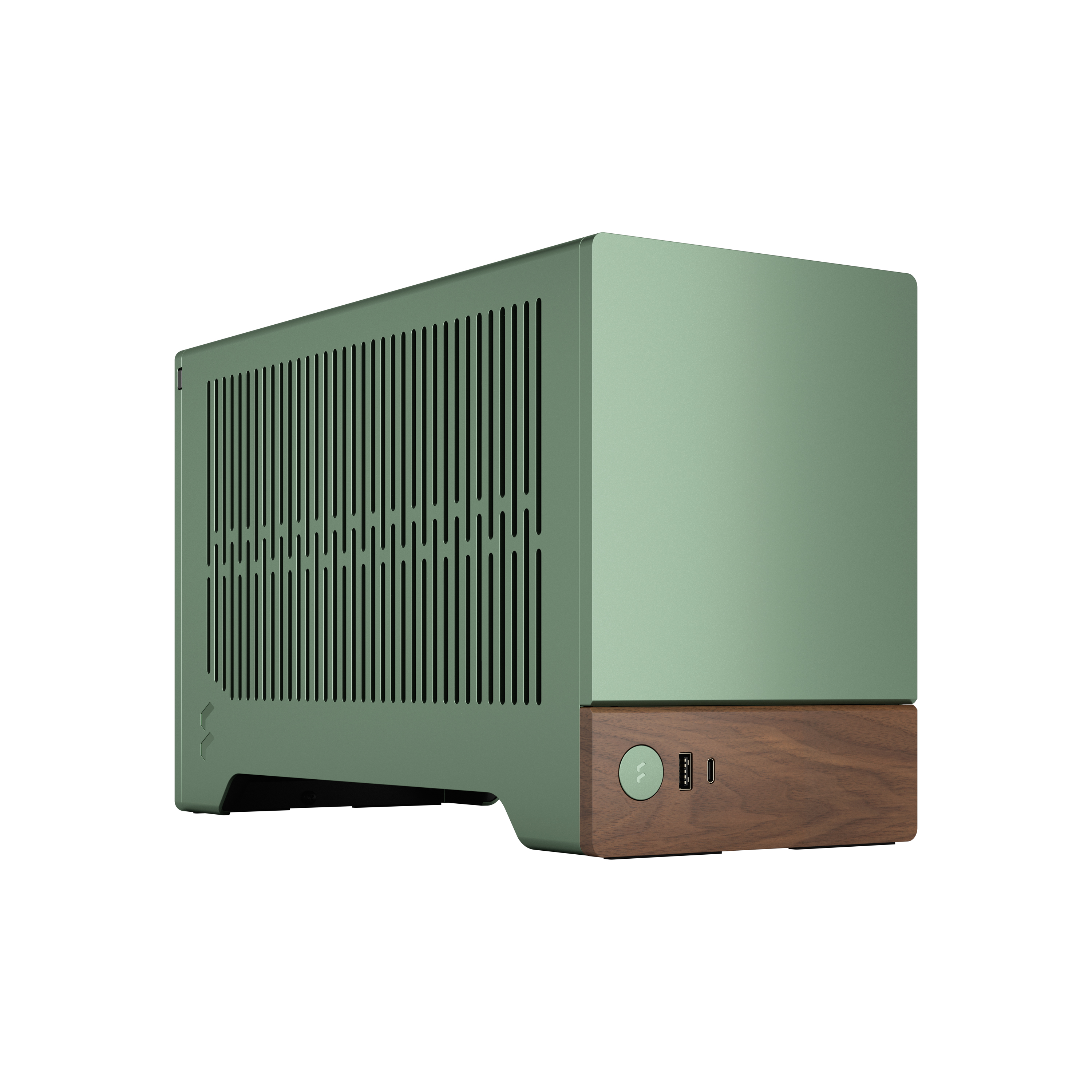 Boîtier de PC FRACTAL DESIGN Terra Jade Mini-ITX de petit format avec élévateur PCIe 4.0