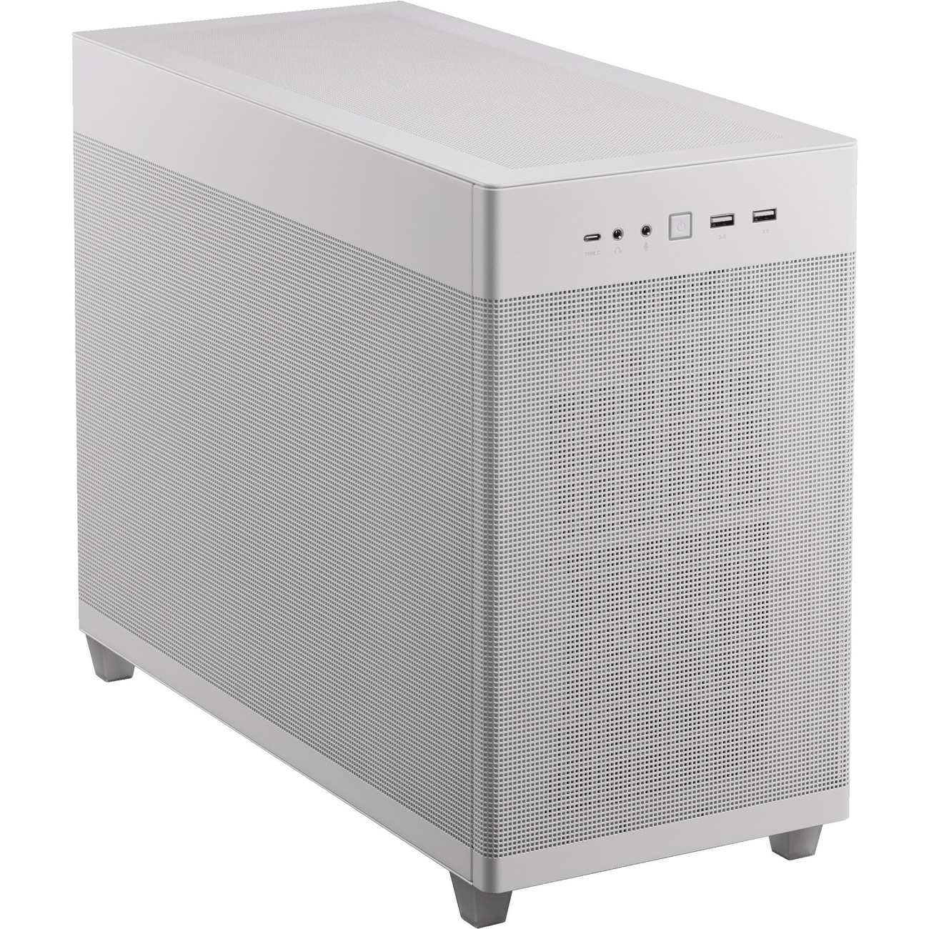 Asus Prime AP201 Boîter tour petite MicroATX en filet - Blanc