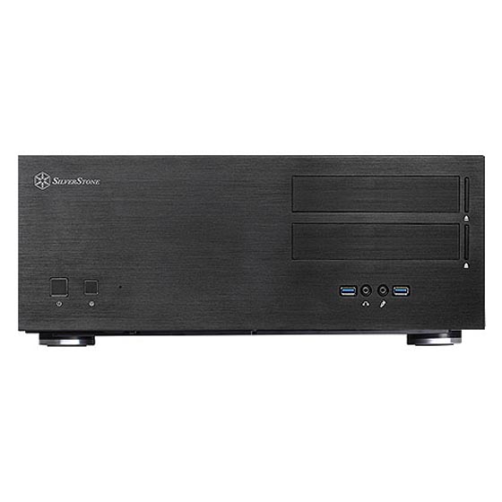 SilverStone (Grandia GD08) - Boîtier HTPC ATX - Noir (SST-GD08B)