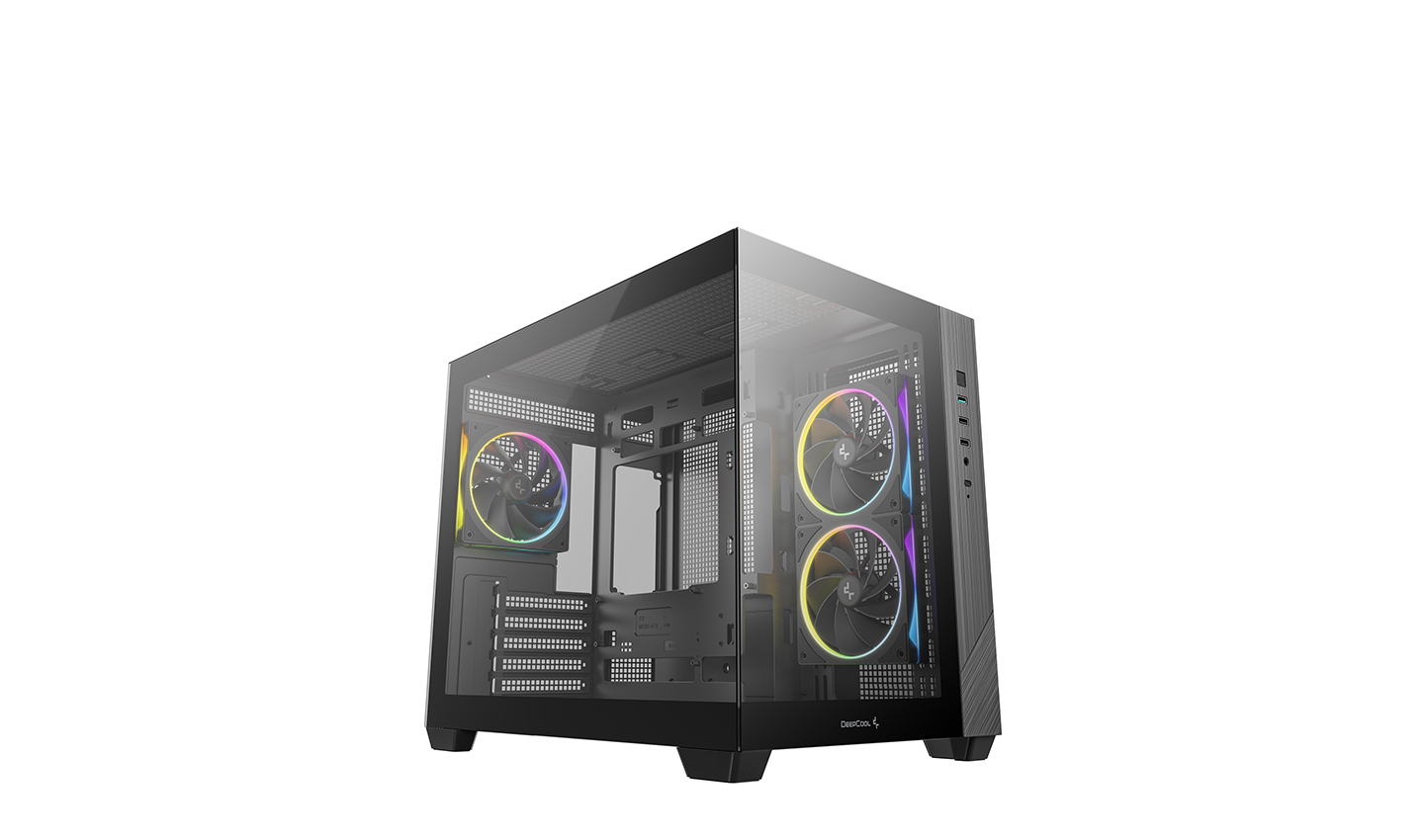DeepCool CG330 3F Micro-ATX Boîtier panoramique