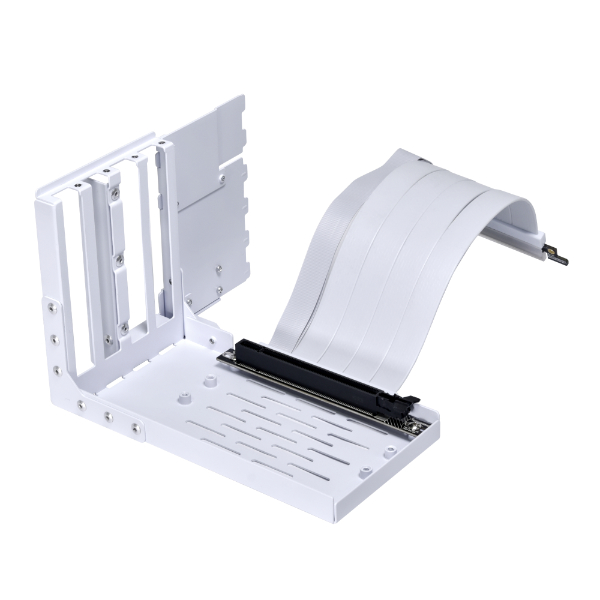 Kit de GPU vertical universel à 4 emplacements LIAN LI (avec riser Gen 4) - blanc