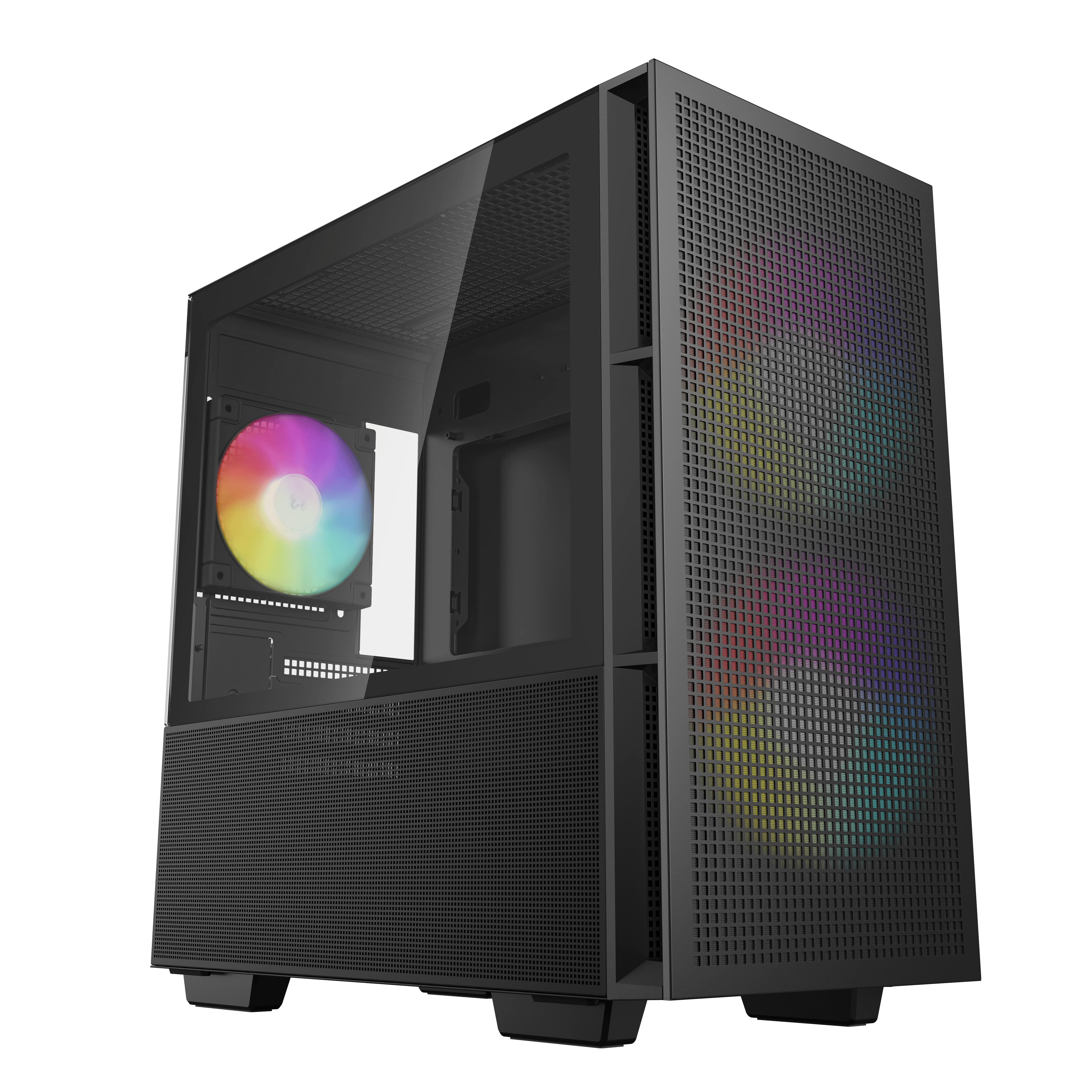 DeepCool CH360 Boîtier de flux d'air mATX, Noir