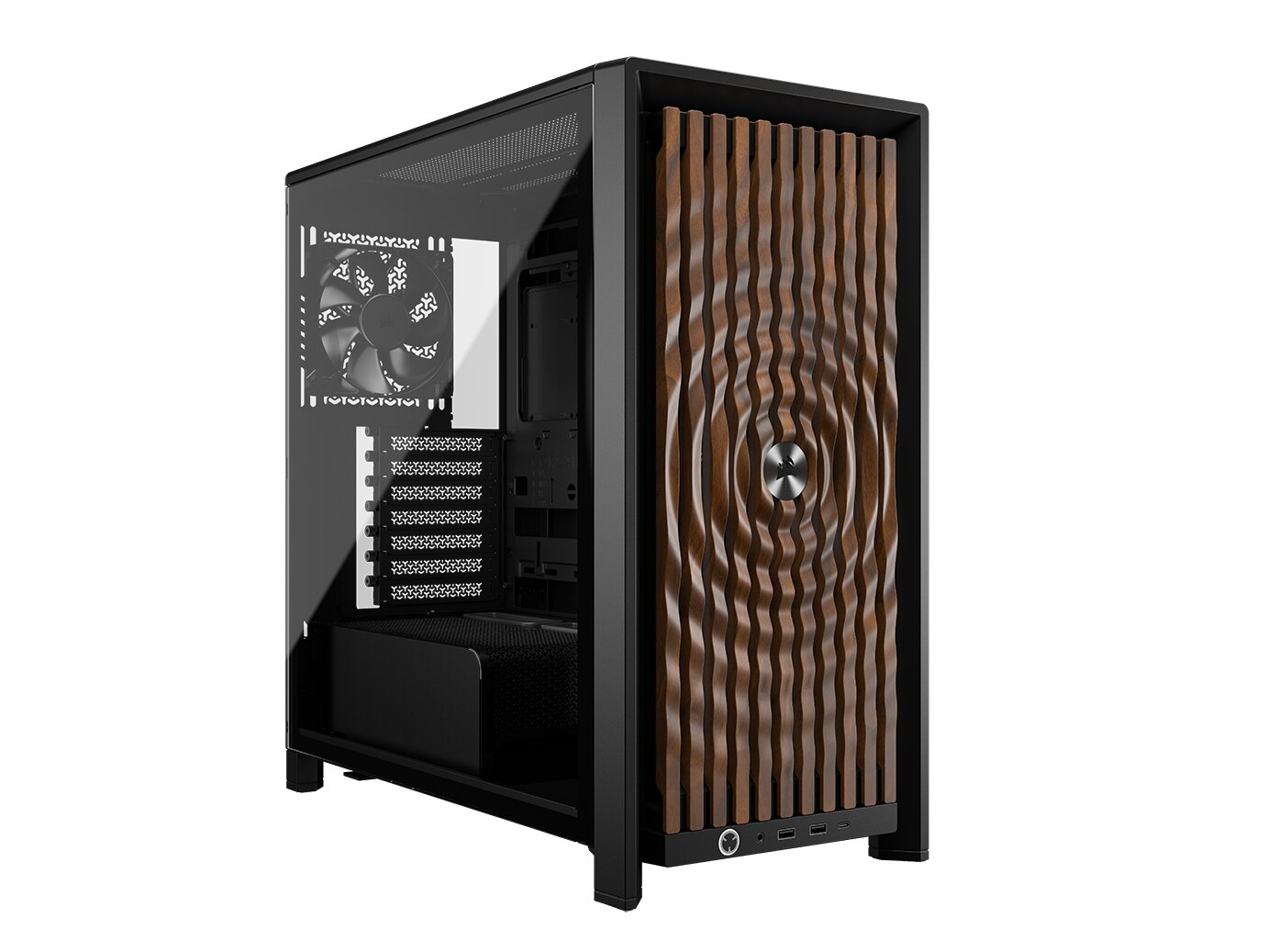 CORSAIR FRAME 4000D ELITE WOOD RS Black