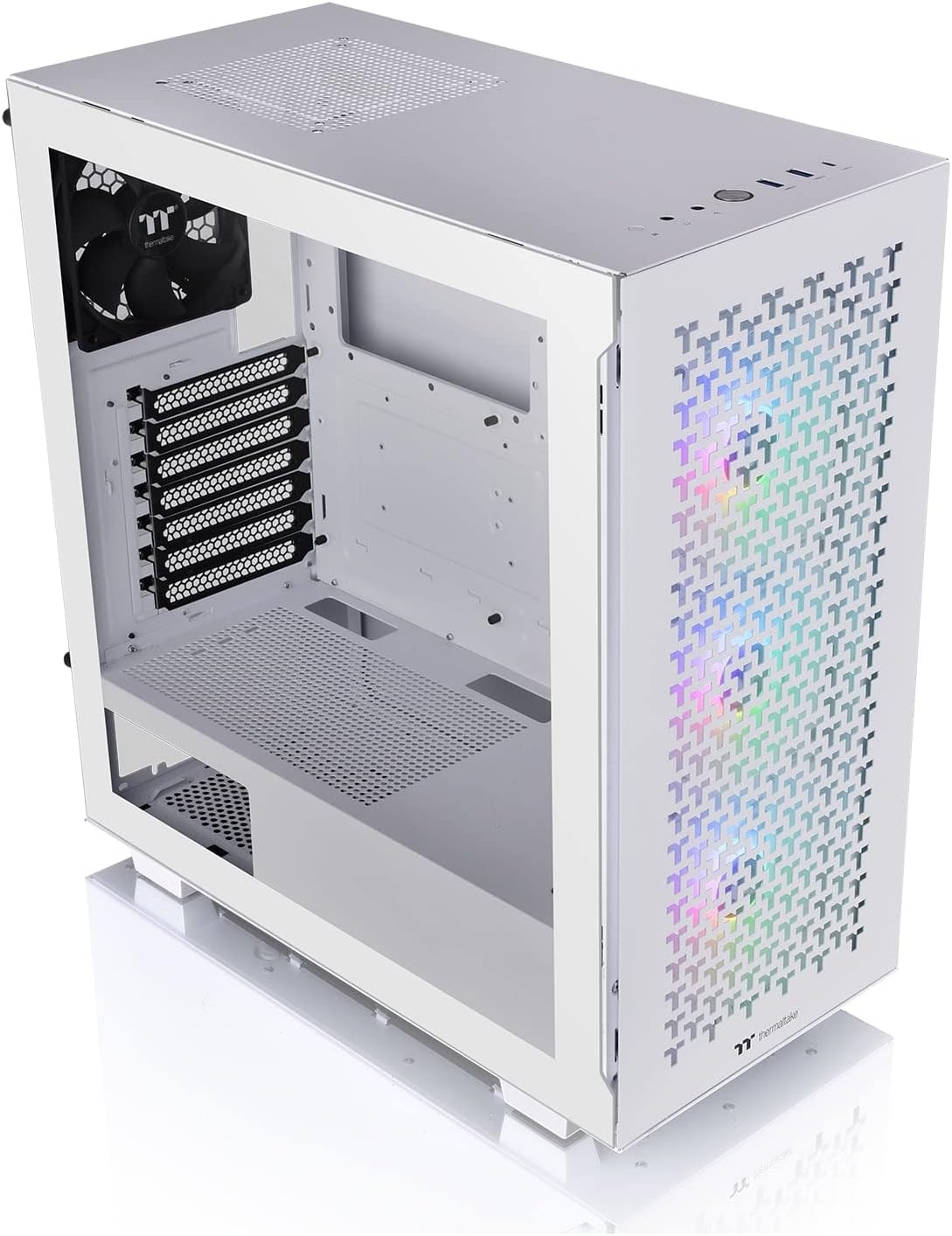 THERMALTAKE V350 TG ARGB Air Snow Mid Tower Chassis