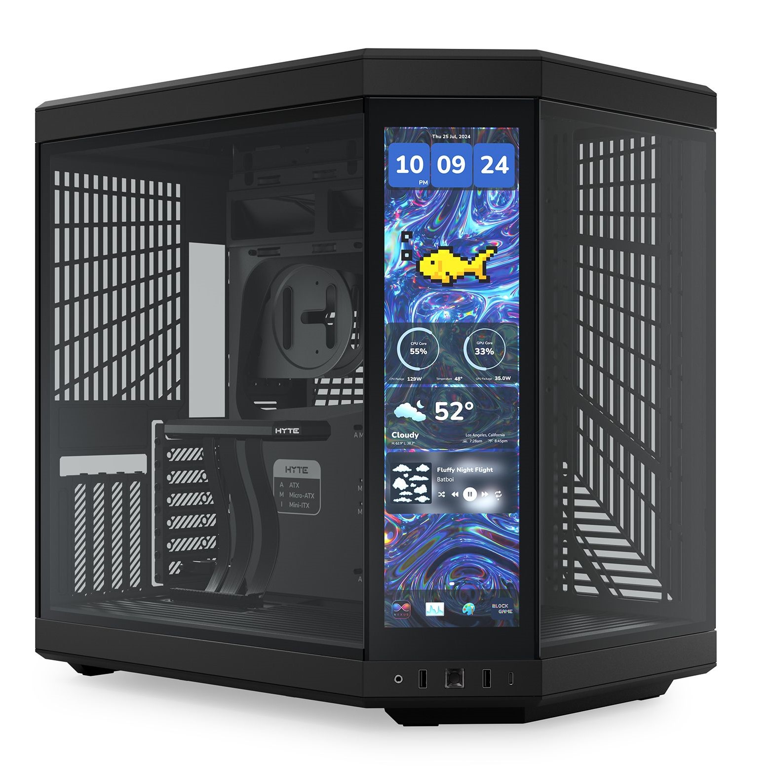 HYTE Y70 Touch Infinite Case, Black