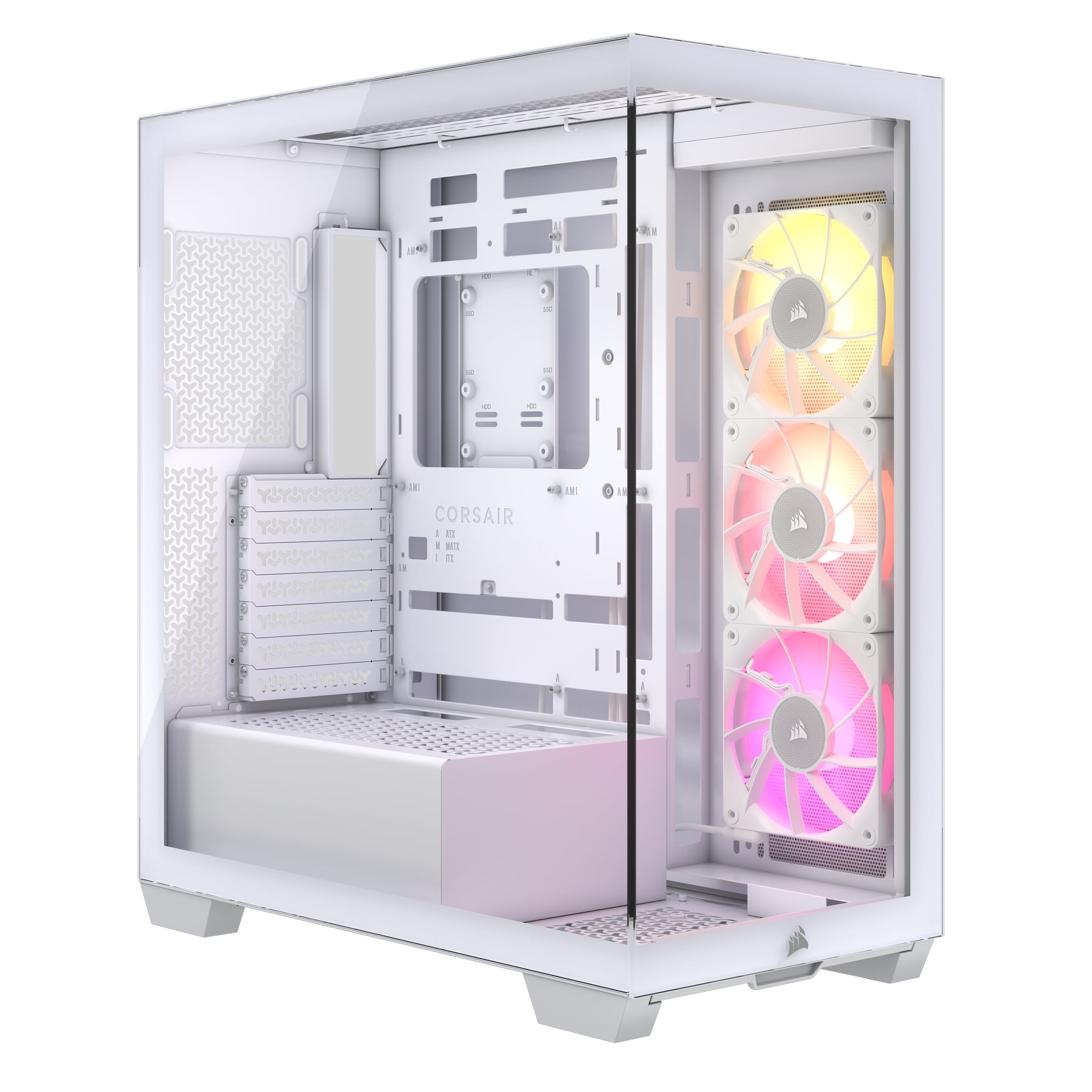 CORSAIR iCUE LINK Boîtier PC moyenne tour 3500X RVB,