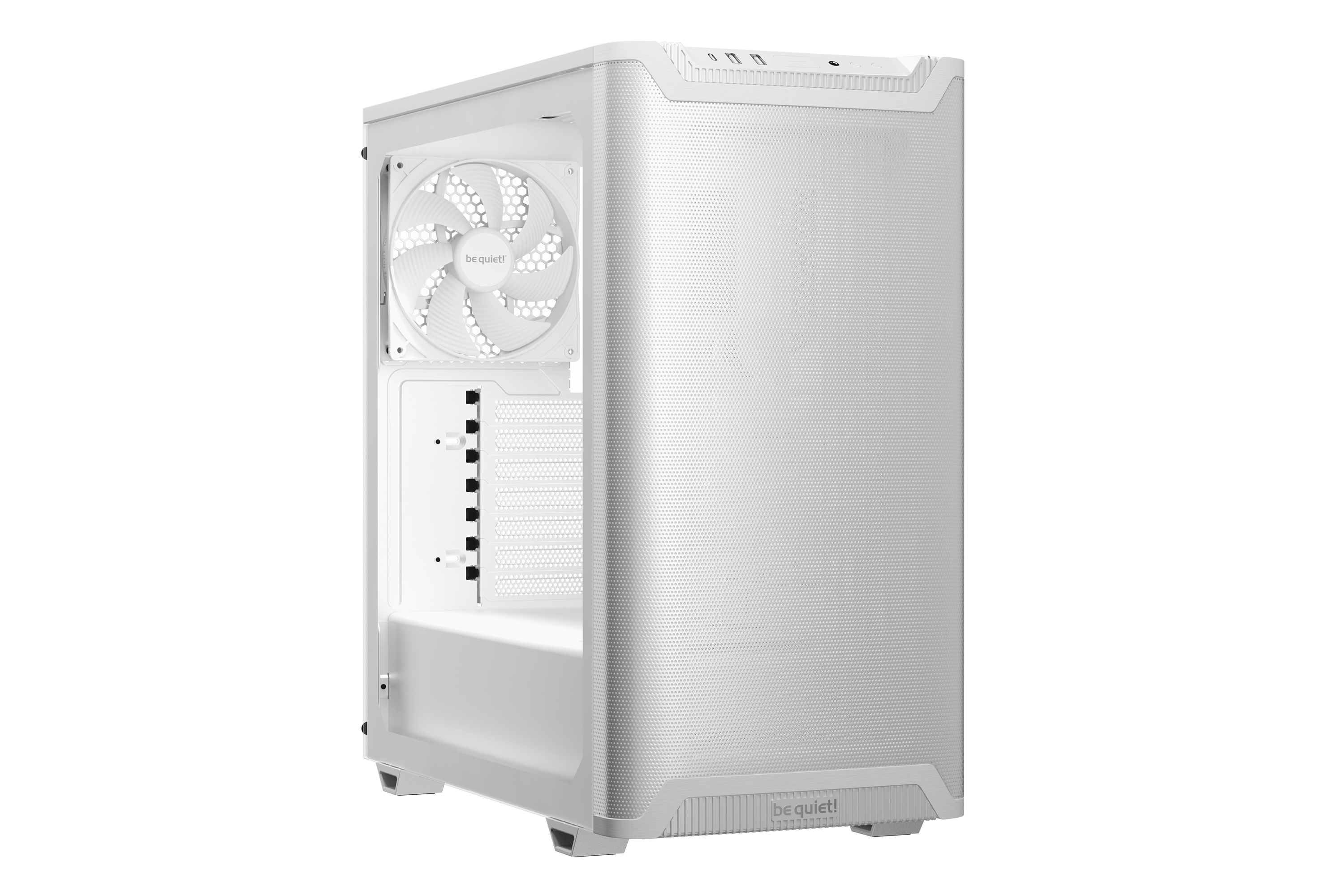 be quiet! Pure Base 501 Airflow Window ATX PC Case, White