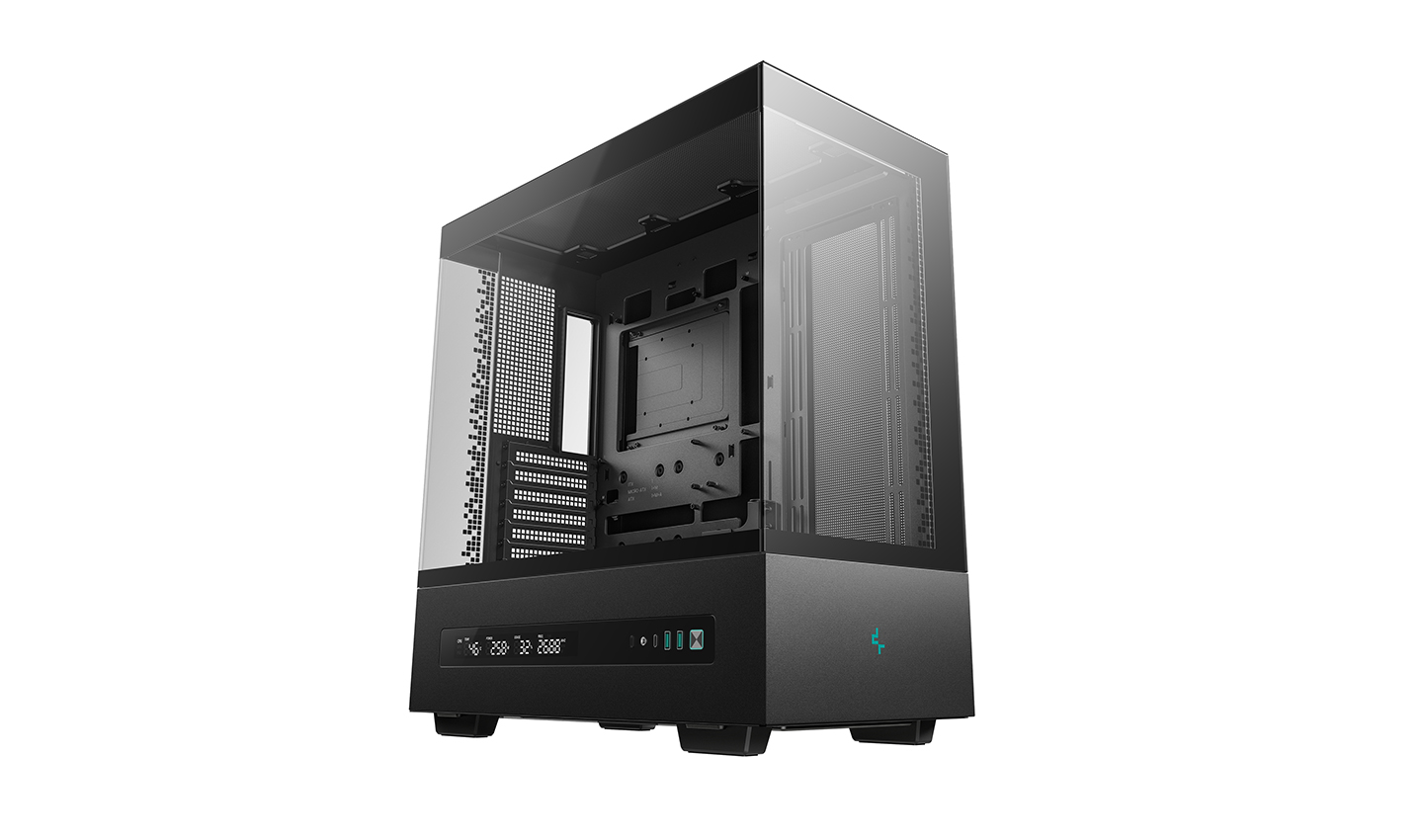 DeepCool CH690 DIGITAL ATX Boîtier panoramique tour moyenne, Noir