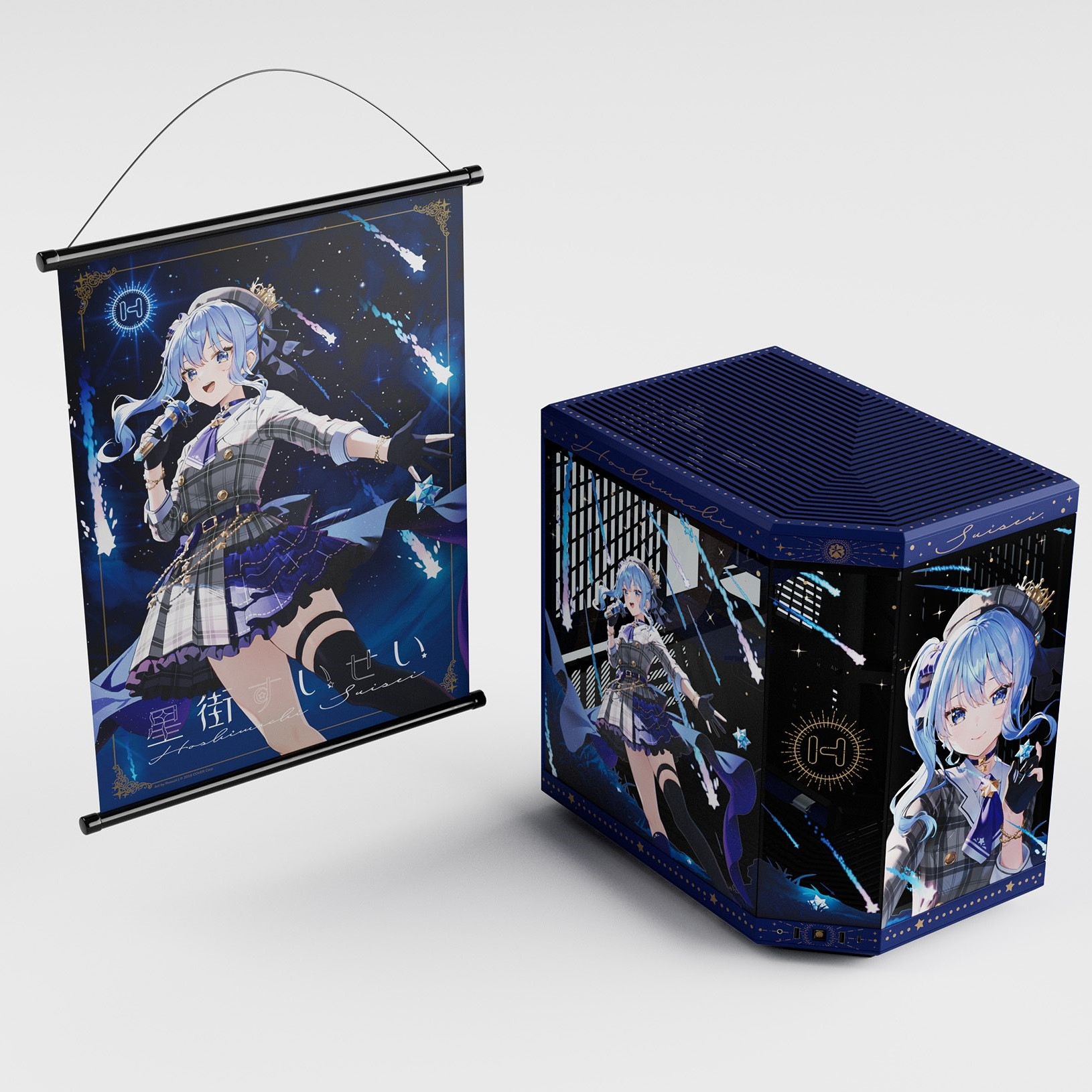 HYTE Hololive - Hoshimachi Suisei Y70 Limited Edition Computer Case(with Wall Scroll)