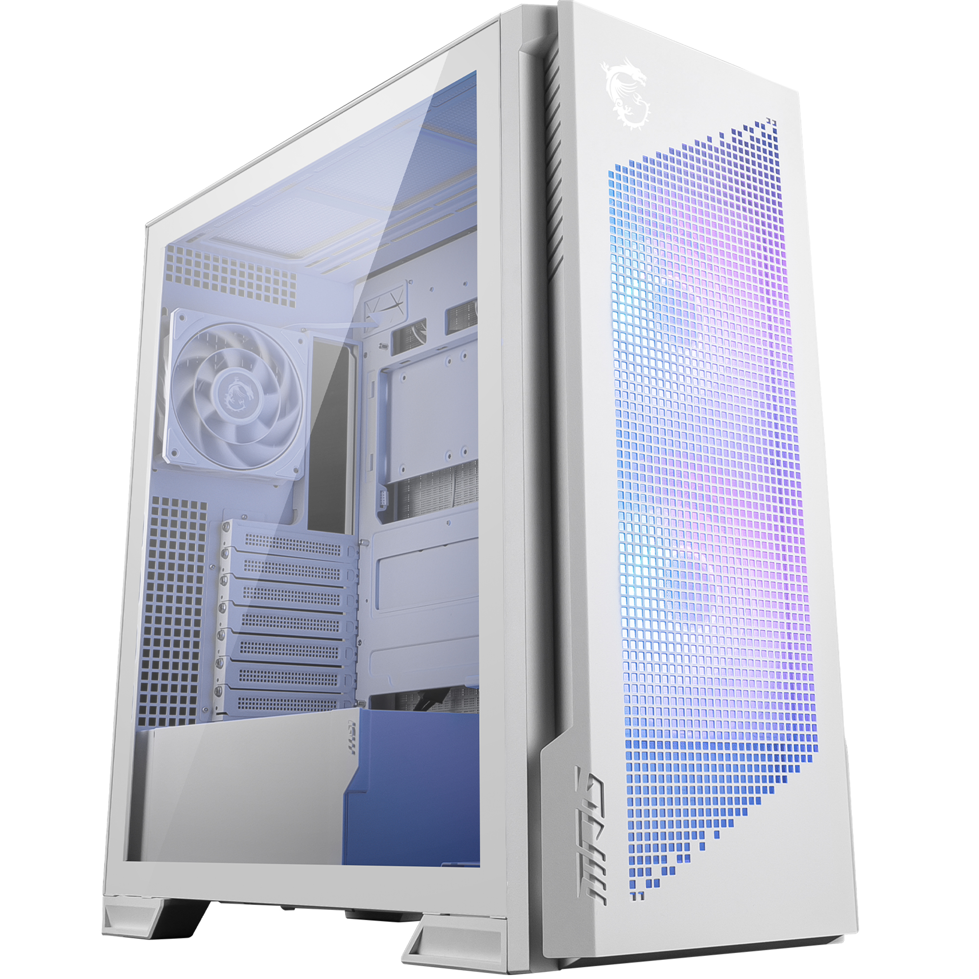 MSI MPG VELOX 300R AIRFLOW PZ WHITE Mid-Tower Case
