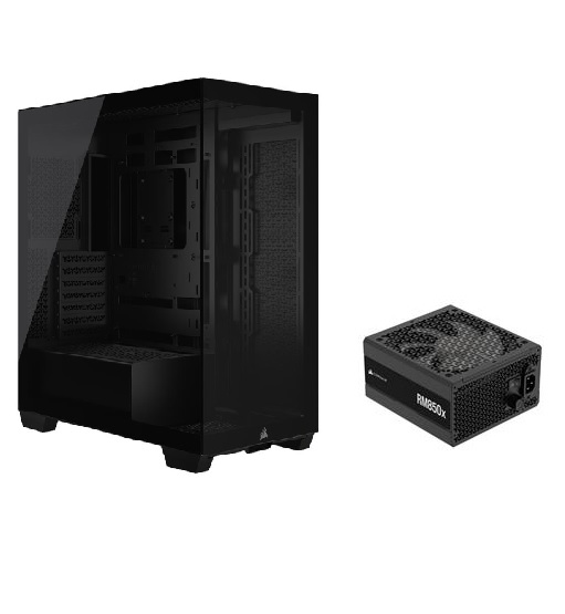 CORSAIR 3500X PC Case, Black + CORSAIR  RM850x Power Supply