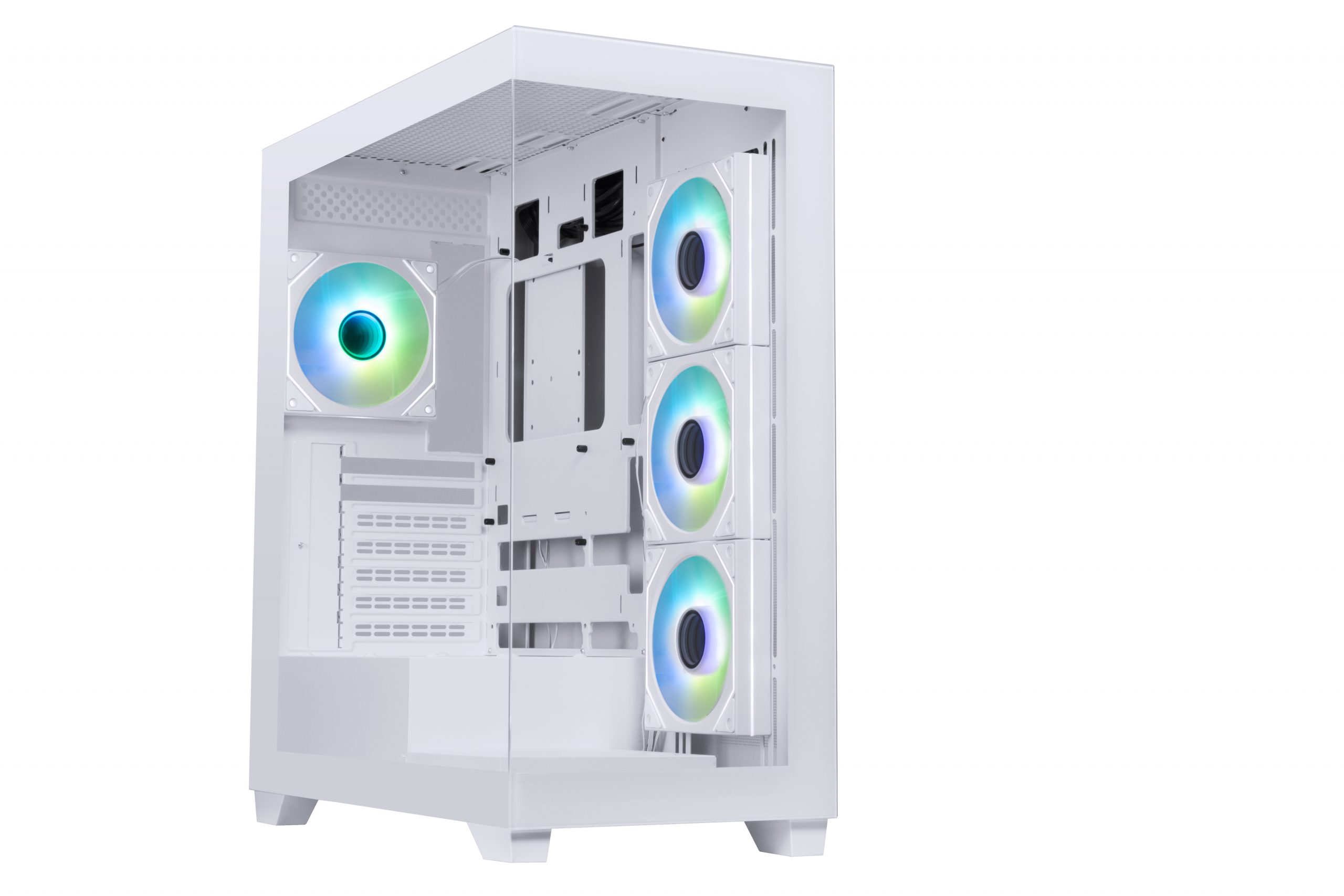 BitFenix CETO Premium ATX Mid Tower Case, White(Open Box)
