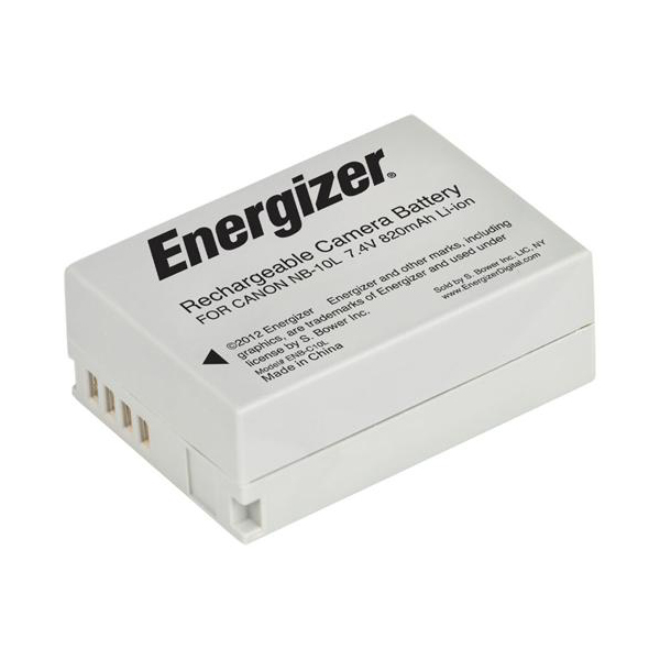 Energizer ENB-C10L Pile de remplacement numérique pour Canon NB-10L