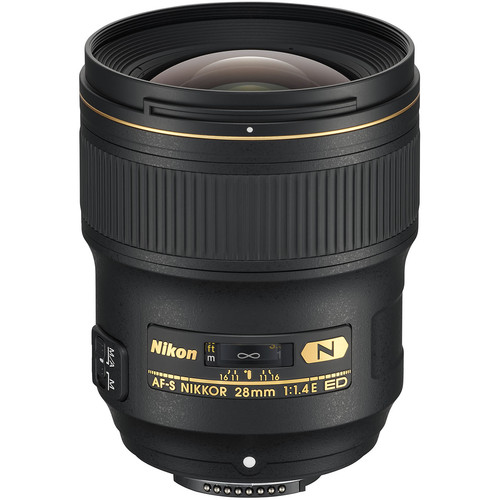Nikon AF-S FX NIKKOR 28mm f/1.4E ED (20069) | Pre-order only – Available Summer 2017 | Superb 28mm prime lens with fast f/1.4 a
