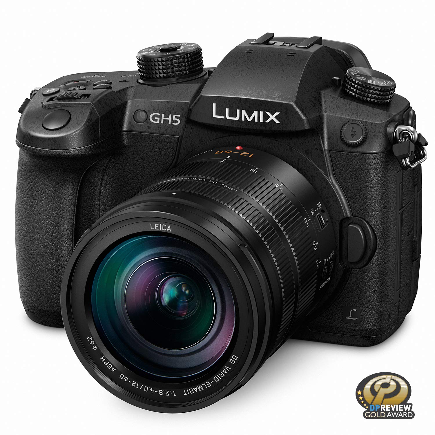 Panasonic Lumix GH5 4K Mirrorless Camera with Leica 12-60mm f/2.8-4.0 Lens (DCGH5LK)