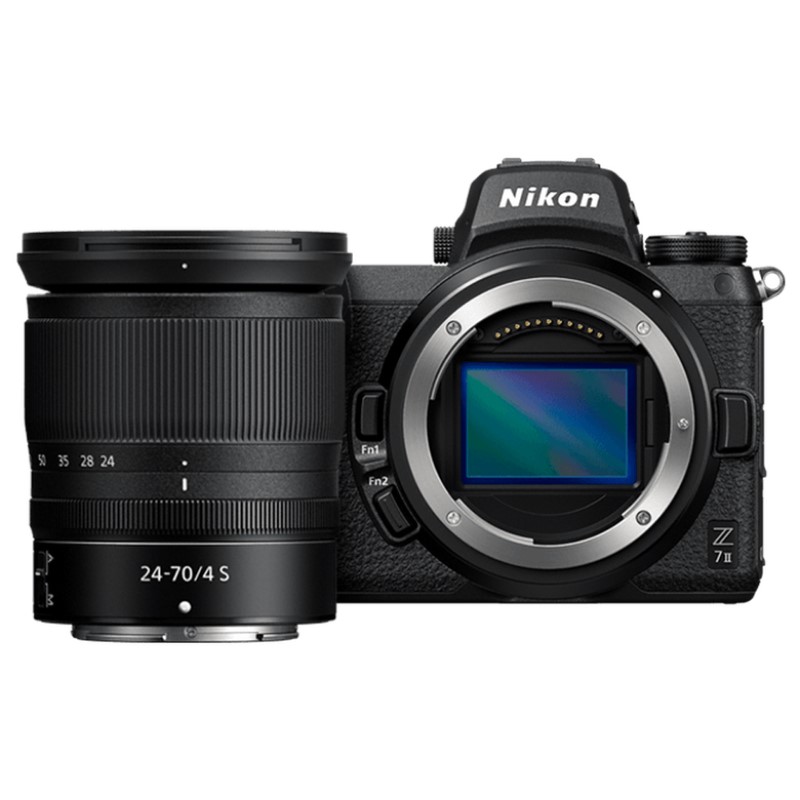 it d'appareil photo sans miroir NIKON Z 7II 24-70mm f/4 S avec objectif | Caméra sans miroir