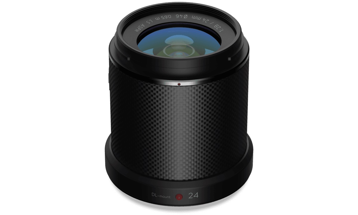 DJI DL 24mm f/2.8-16 Fixed Prime Camera Lens, Black