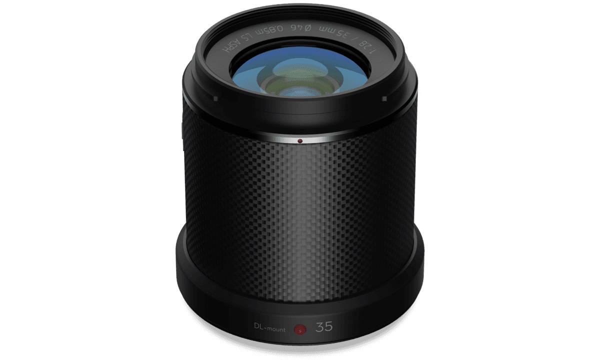 DJI DL 35mm f/2.8-16 Fixed Prime Camera Lens, Black