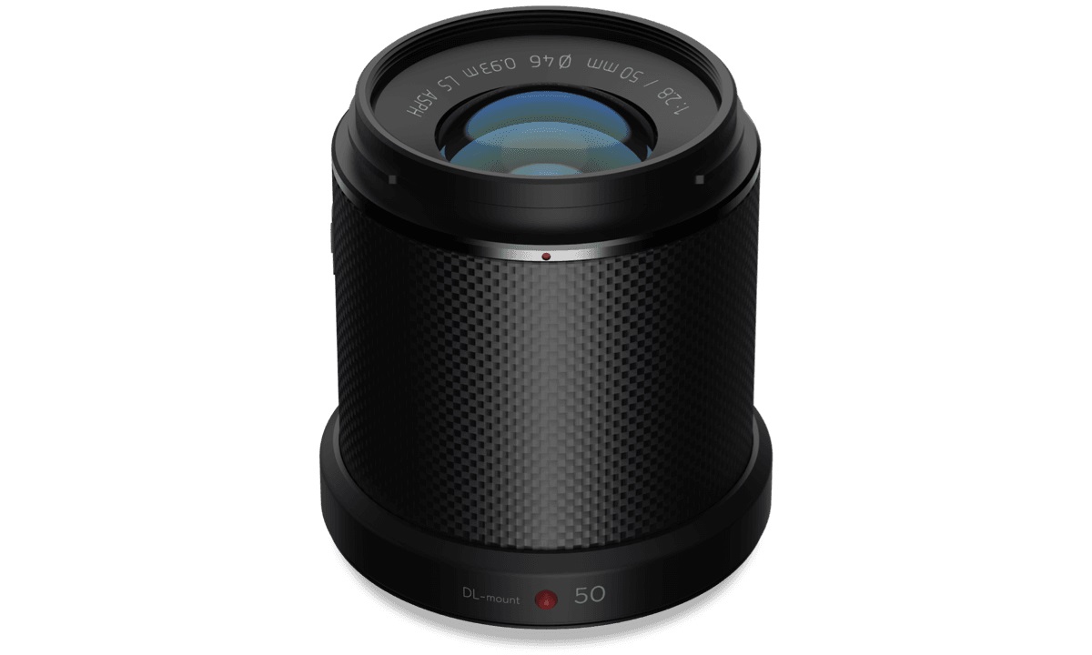 DJI DL 50mm f/2.8-16 Fixed Prime Camera Lens, Black