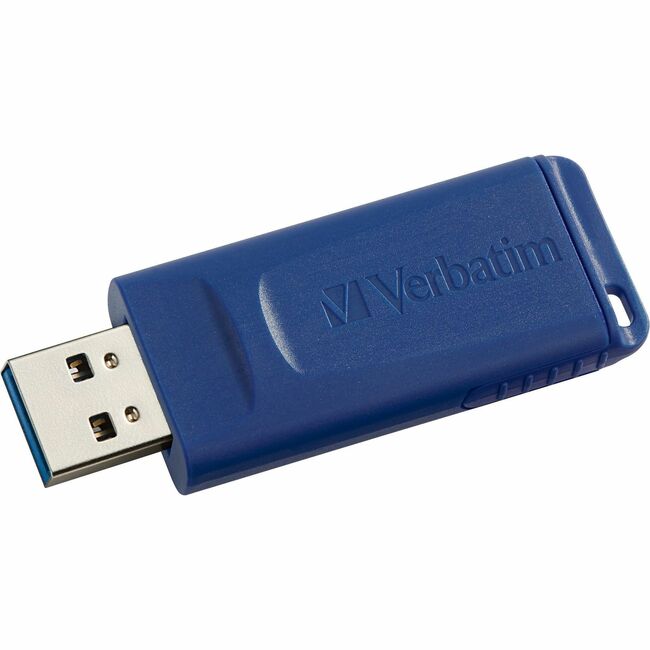 Clé USB Verbatim 64 Go - Bleu - 64 Go - USB 2.0 Type A - Bleu - Garantie 5 ans - 1 / Chaque - Conforme TAA