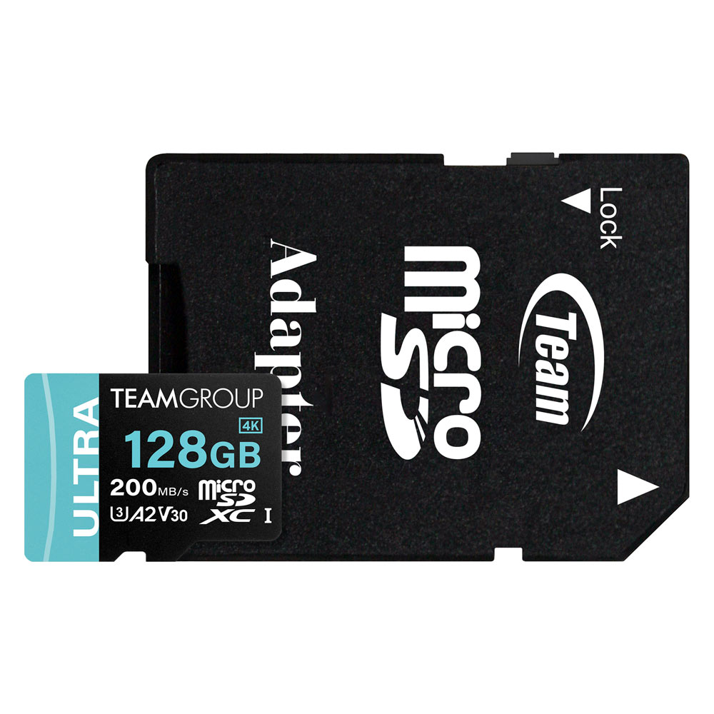 TEAMGROUP ULTRA 128GB microSDXC UHS-I U3 A2 V30