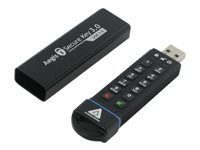 Apricorn Aegis Secure Key 3.0 - USB flash drive - encrypted - 16 GB - USB 3.0 - FIPS 140-2 Level 3 (ASK3-16GB)