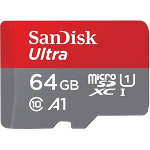 SANDISK Ultra 64 Go microSDXC Classe 10 UHS-I avec adaptateur
