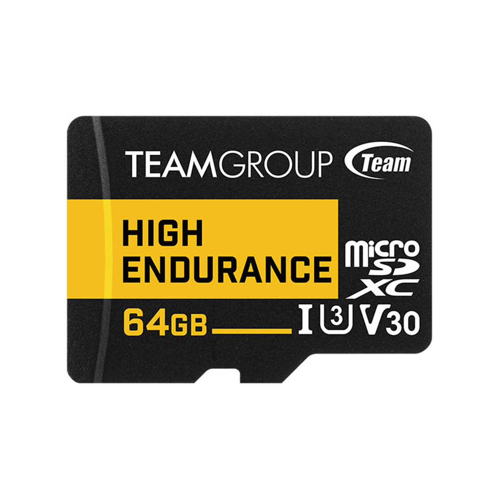 TEAMGROUP High Endurance 64 Go microSDXC UHS-I U3 A1 V30