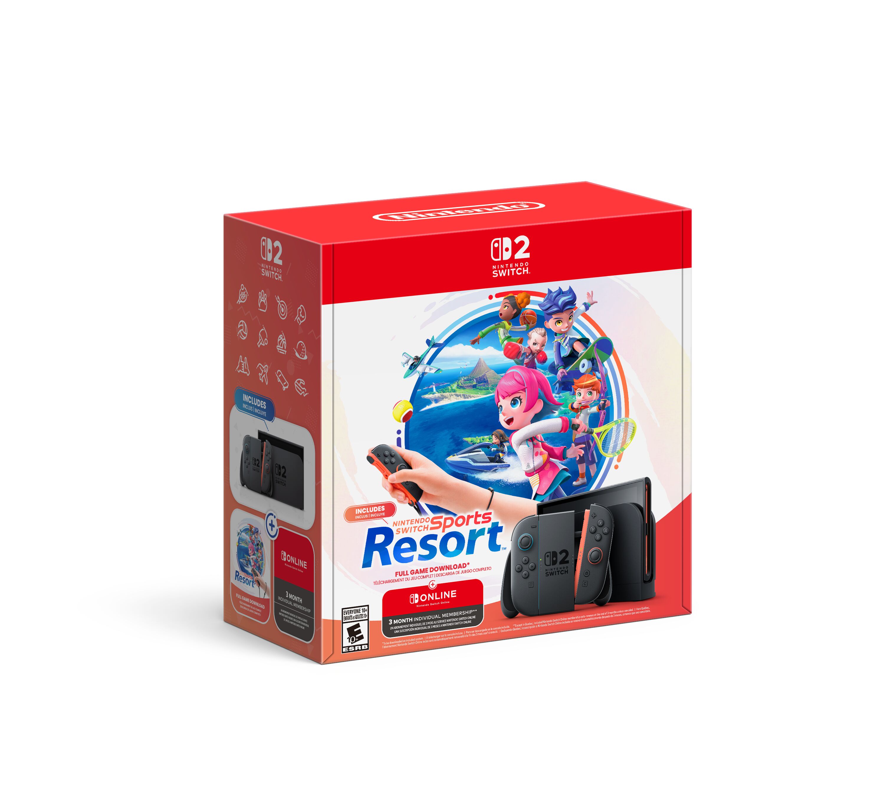 Nintendo Switch™ 2 + Sports Resort Bundle & 3-Month Membership