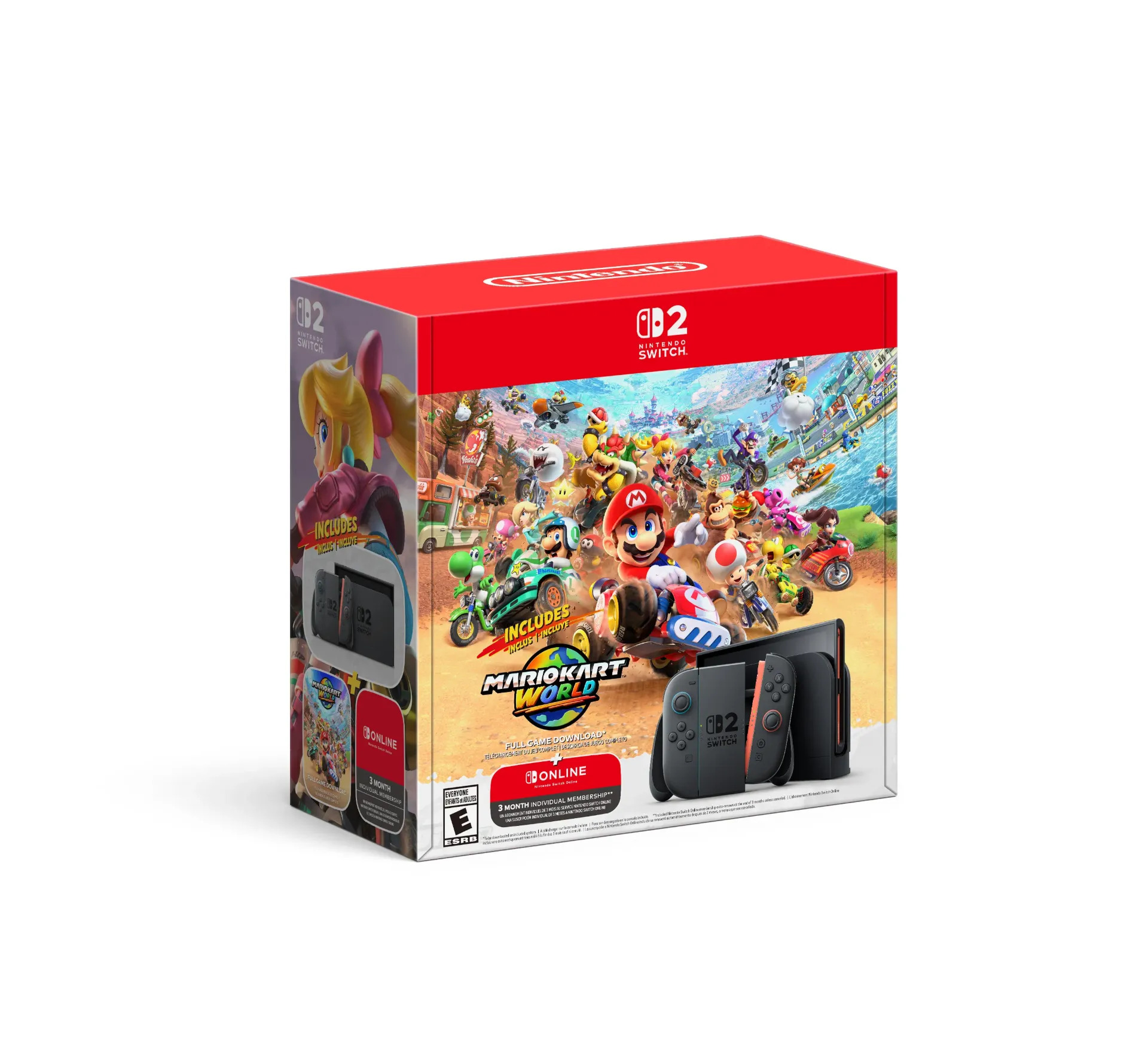 NINTENDO SWITCH 2 HW + MARIO KART WORLD / 3M ONLINE BUNDLE NS2
