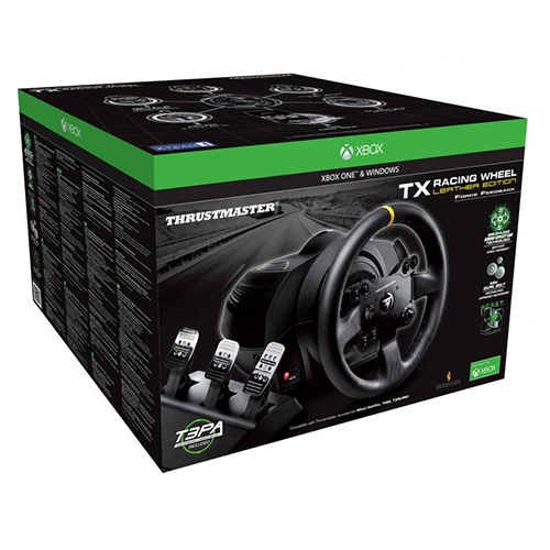 THRUSTMASTER (TX) - Volant de course en cuir pour XB1/PC