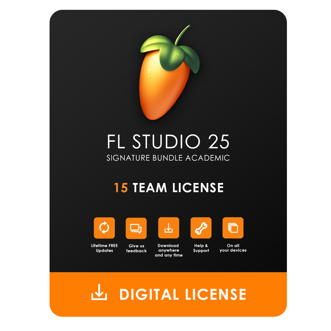IMAGE LINE FL Studio Signature Bundle Licence d'équipe 15 utilisateurs Éducatif
