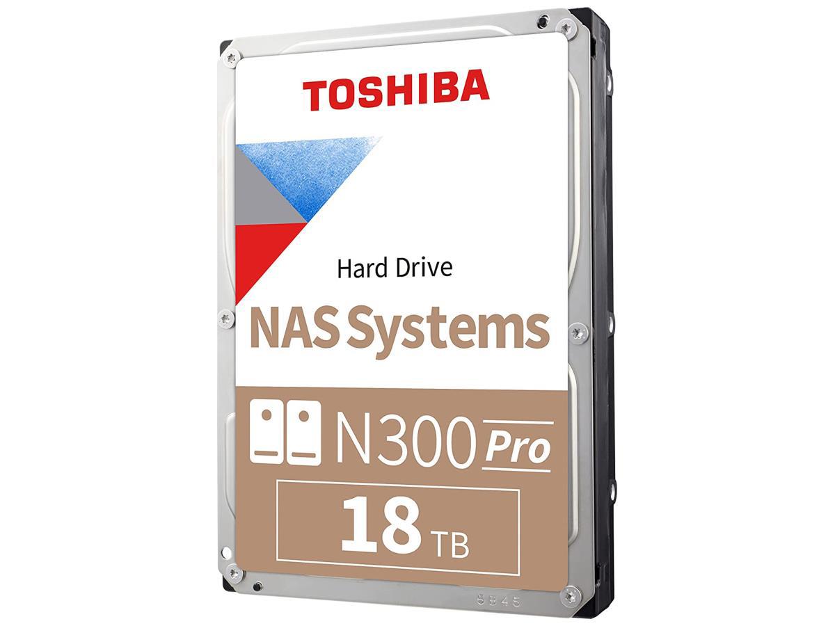 Disque dur interne Toshiba N300 Pro NAS 18 To 7 200 tr/min SATA 3.0