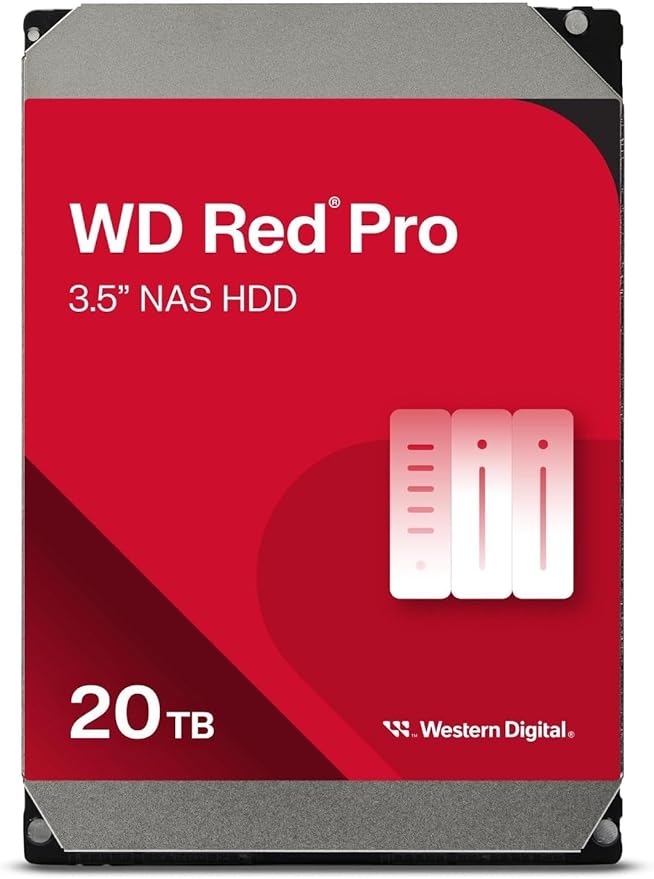 WD Red Pro 20TB Desktop Internal Hard Drives