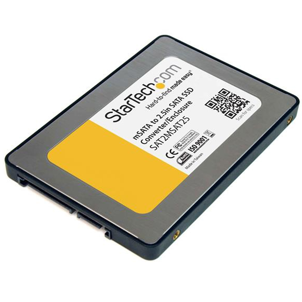 Boîtier d'adaptateur pour SSD SATA 2,5" à Mini SATA STARTECH"