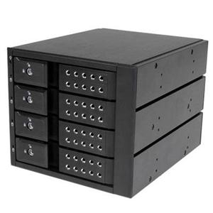 StarTech (HSB4SATSASBA) - Rack amovible / backplane sans tiroir pour 4 disques durs SAS II/SATA III 6 Gbit/s de 3,5 po avec ...