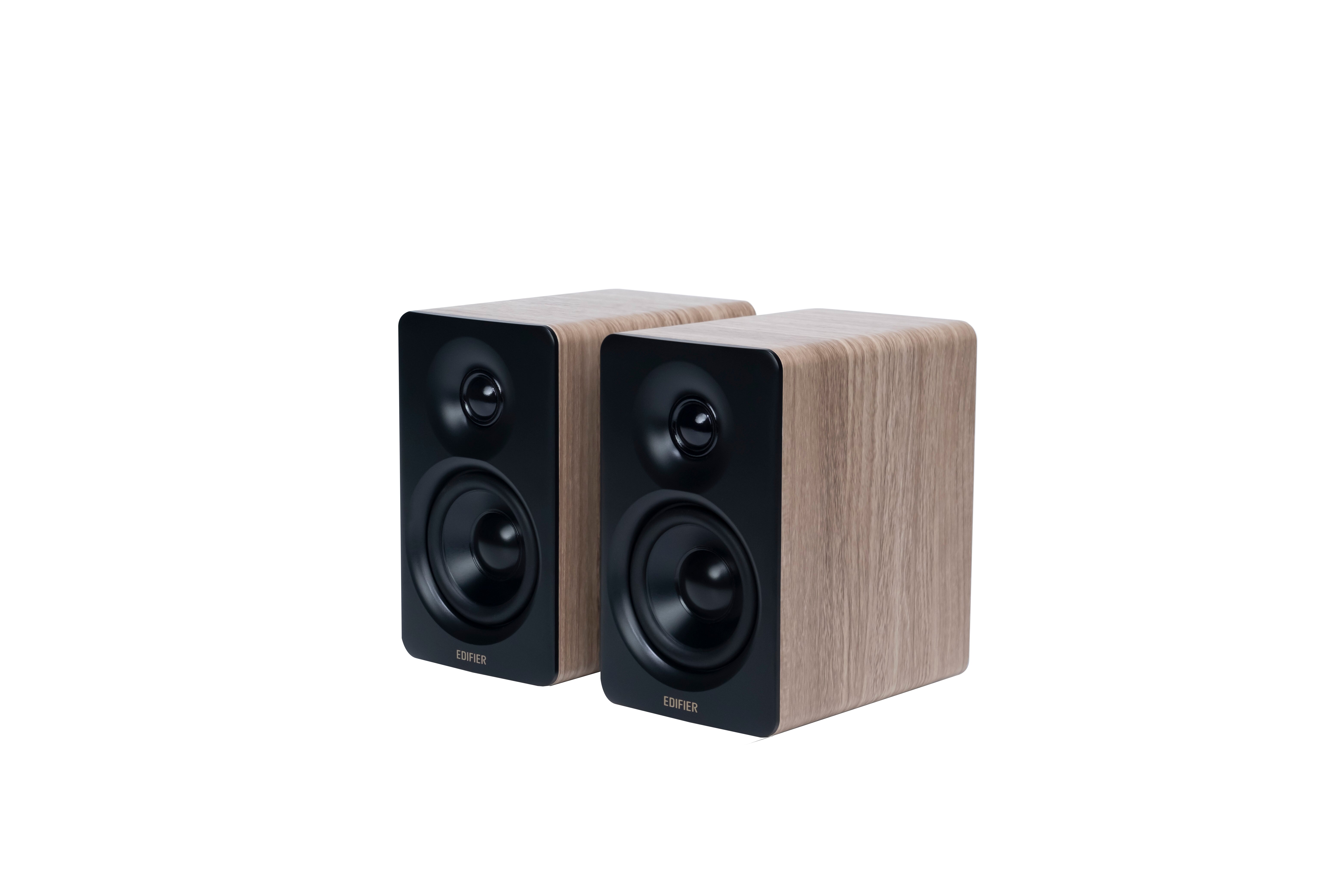 EDIFIER M60 Bluetooth Compact Desktop 2.0 Speaker System, Classic Oak