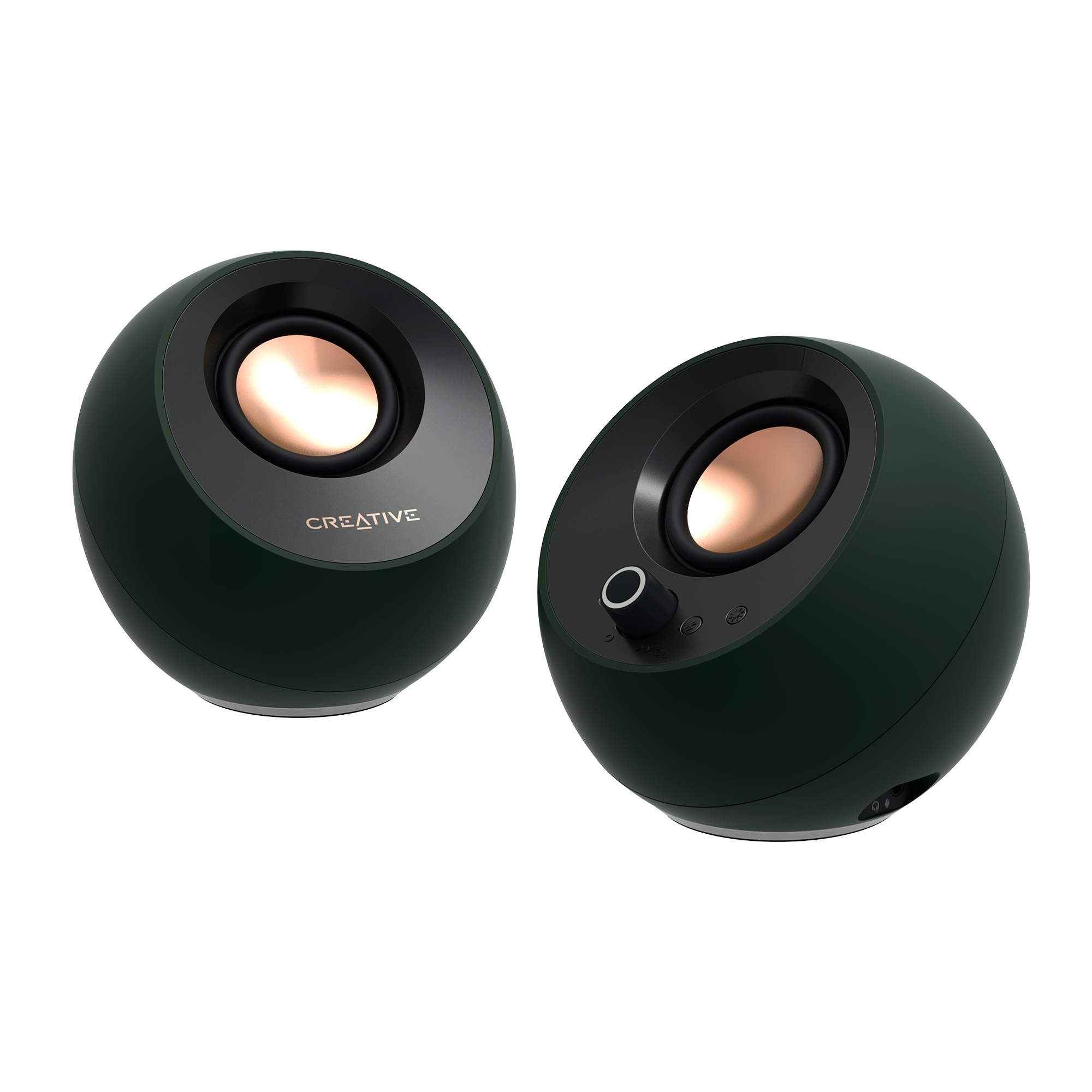 CREATIVE Pebble Pro 2.0 RGB Speakers with Bluetooth 5.3, Black