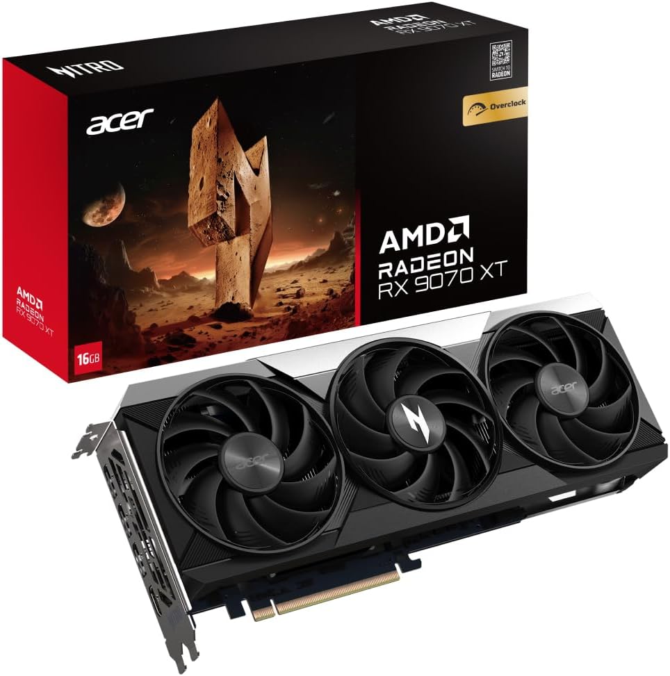 Acer Nitro Radeon™ RX 9070 XT OC 16GB