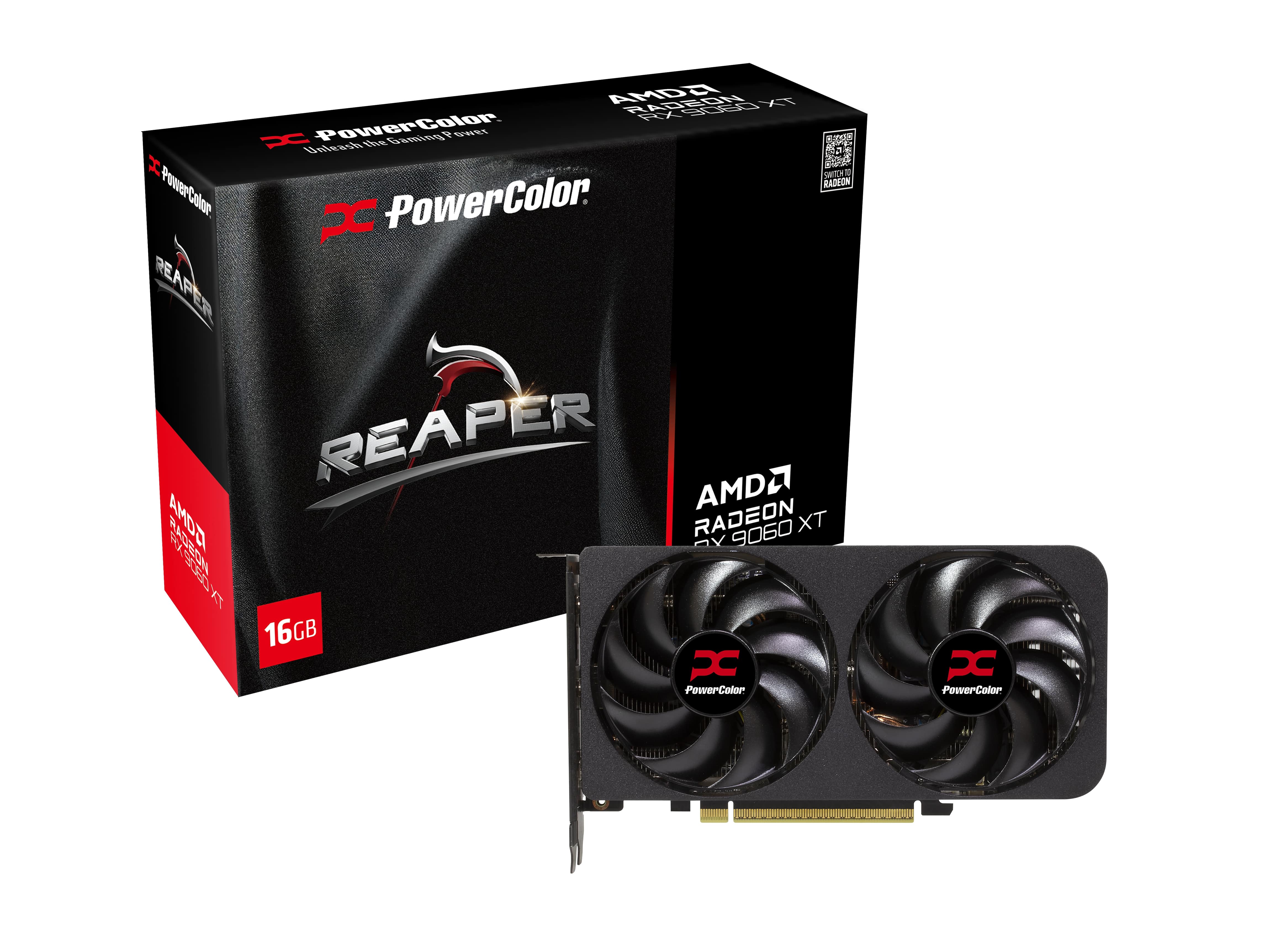 Carte graphique POWERCOLOR Reaper AMD Radeon RX 9060 XT 16 Go