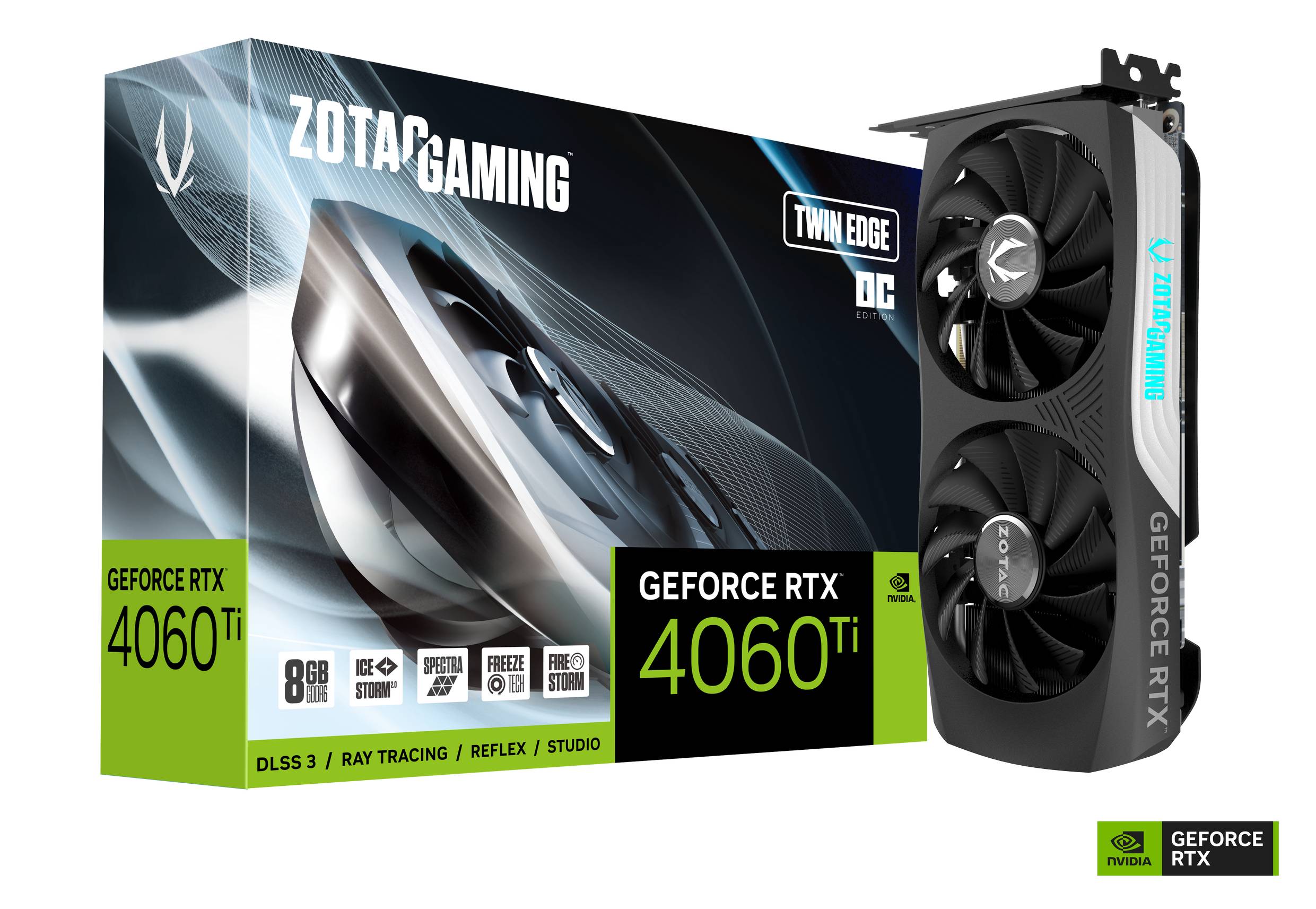 ZOTAC GeForce RTX 4060 Ti 8 Go GDDR6 Bord Double OC