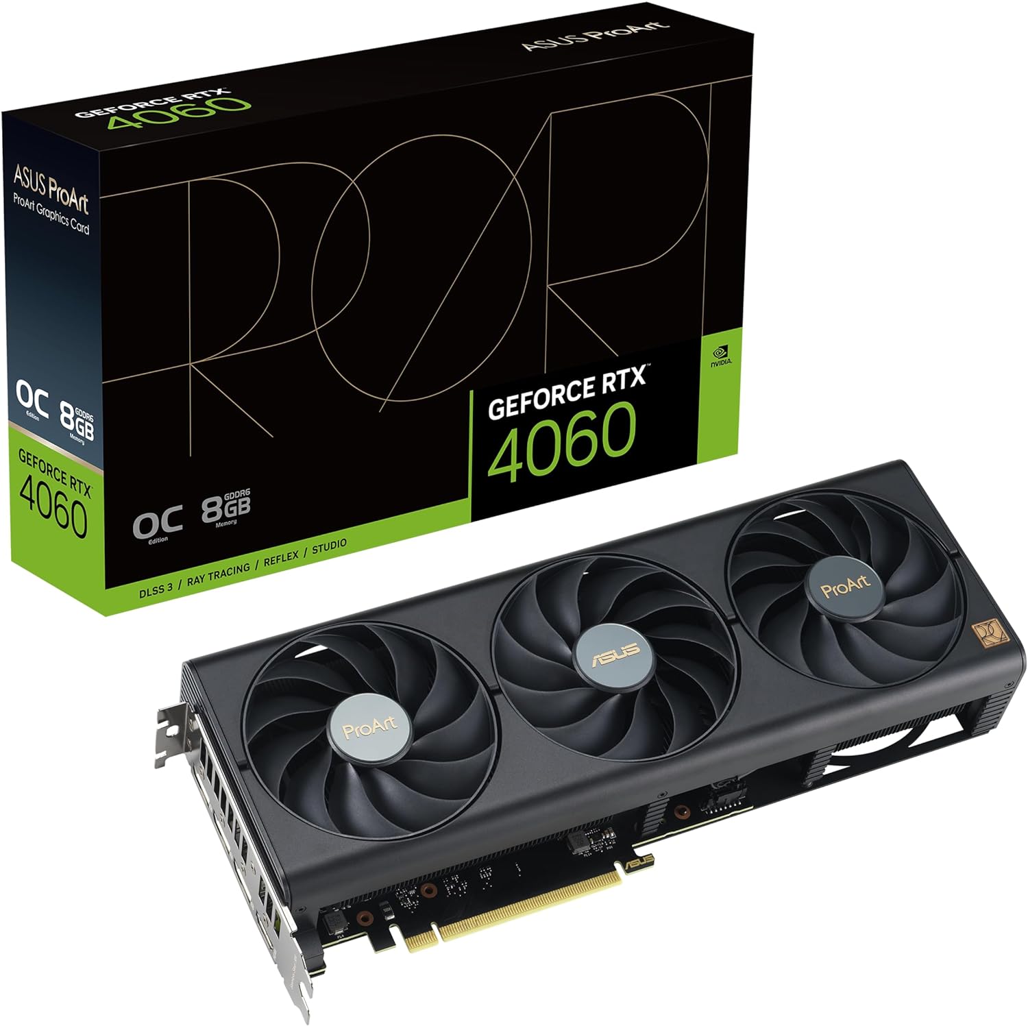 ASUS ProArt GeForce RTX 4060 OC Edition 8GB GDDR6 Graphics Card