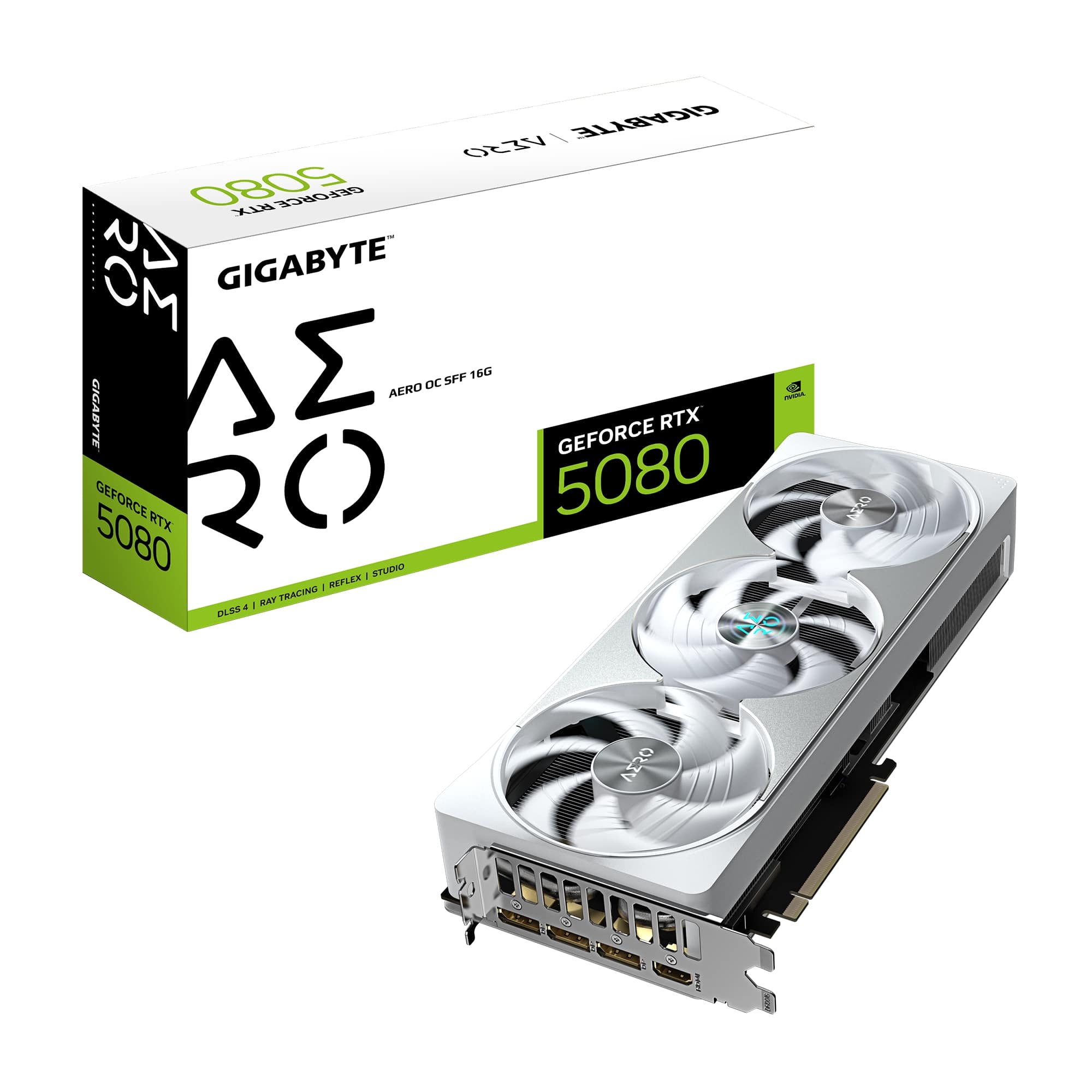 Carte graphique GIGABYTE GeForce RTX 5080 AERO OC SFF 16G